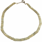 Moonstone necklace with shimmering white gemstones