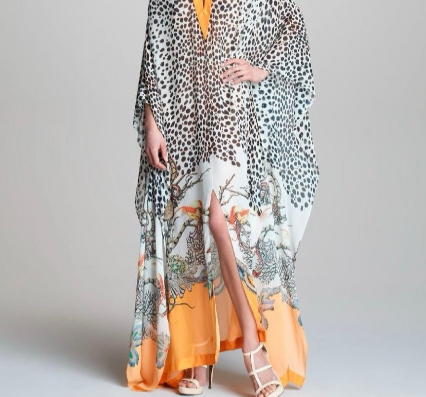 Sirocco - Kaftan Dress With Scarf