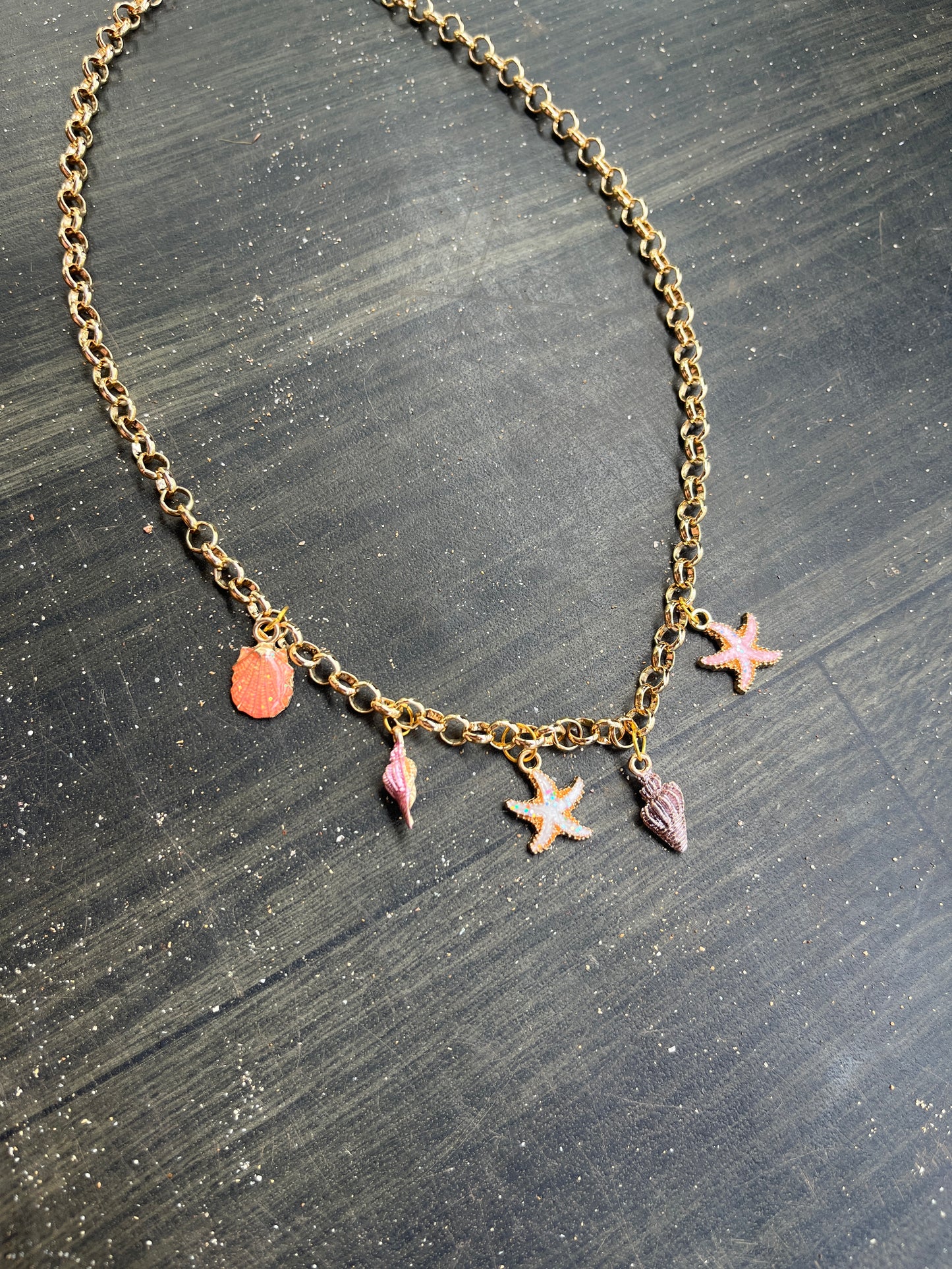 Sunset By The Sea Charm Necklace