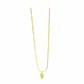 Peridot necklace featuring a sparkling green gemstone pendant on a delicate chain