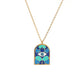 Enamelled Evil Eye Necklace - EVIL EYE PROTECTION