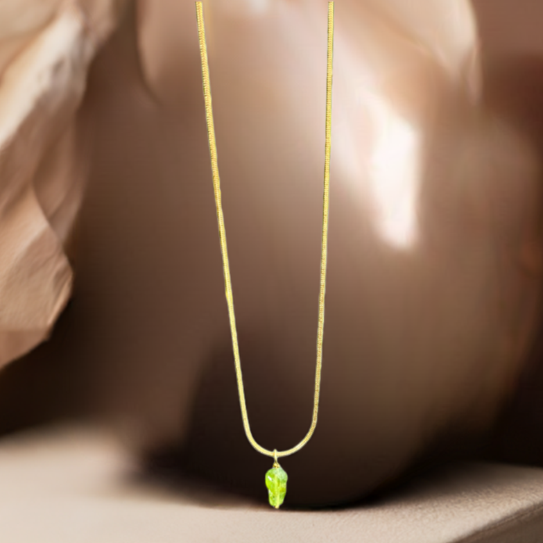 Calce, Peridot Necklace - GOOD HEALTH & HEALING